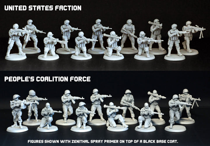 Combat Storm Starter Set Model Kit (over 28 Miniatures, 40mm size) - Prototype Edition
