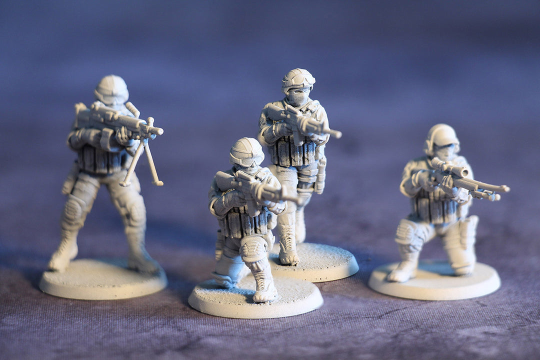 Combat Storm Starter Set Model Kit (over 28 Miniatures, 40mm size) - Prototype Edition