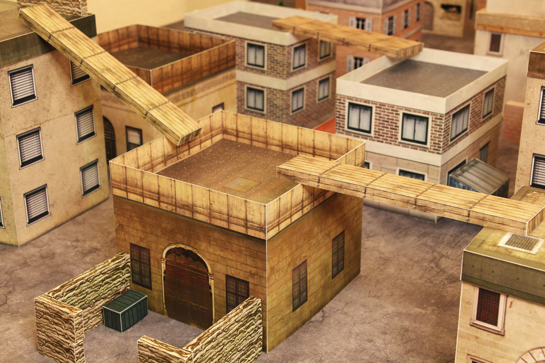 Desert City Papercraft Terrain Pack (e-book PDF)